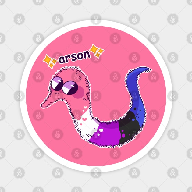 politically charged arson- Genderfluid Variant Magnet by Brewing_Personalitea
